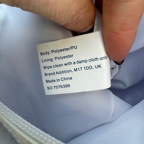 New Dove Colorful Print Sunglasses Sneakers Zip Top Cosmetic Nylon Makeup Bag - Picture 7 of 12